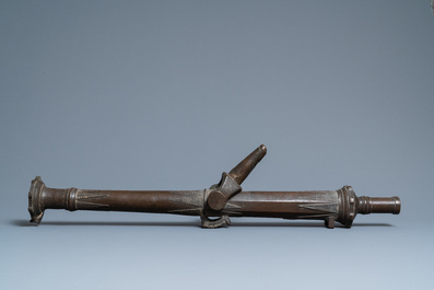 Un canon portable de type 'Lantaka' en bronze, Indon&eacute;sie ou Malaisie, 17/18&egrave;me