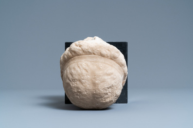 A Roman marble head of a bearded man