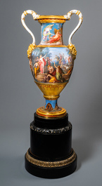 An exceptionally large mythological subject 'Diana and Actaeon' vase, Meissen porcelain, 2nd half 19th C.