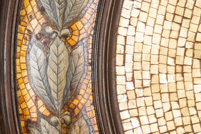 A glass mosaic after the self-portrait of van Dyck, attributed to G. vd Laan, ca. 1900