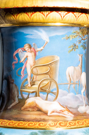 An exceptionally large mythological subject 'Diana and Actaeon' vase, Meissen porcelain, 2nd half 19th C.