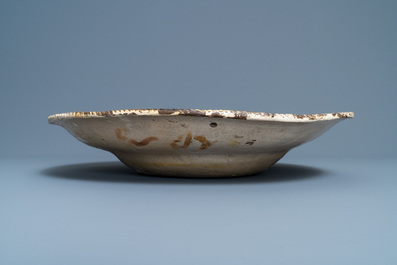 A Hispano-Moresque luster-glazed dish, Manises, Spain, 1st half 16th C.