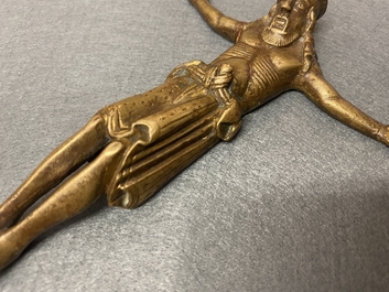 Een vergulde bronzen Corpus, Schwaben, Duitsland, 12e eeuw