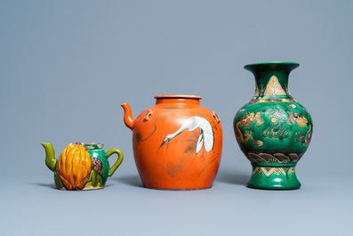 A varied collection of Chinese porcelain, 19/20th C.