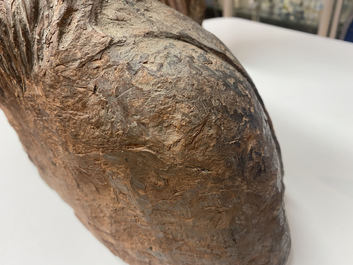 Ecole italienne, entourage ou suiveur d'Agnolo di Polo de&rsquo; Vetri (1470 - 1528), buste en terre cuite, 16&egrave;me: Le jeune Christ ou Cristo Giovinetto