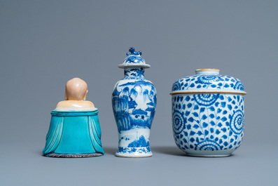 A varied collection of Chinese porcelain, Kangxi and later