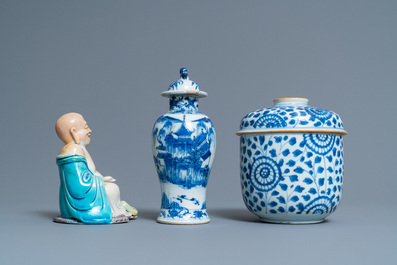 A varied collection of Chinese porcelain, Kangxi and later