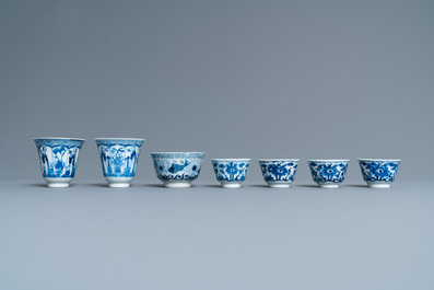 A varied collection of Chinese porcelain, 19th C.