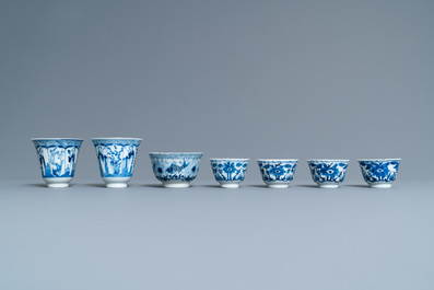 A varied collection of Chinese porcelain, 19th C.