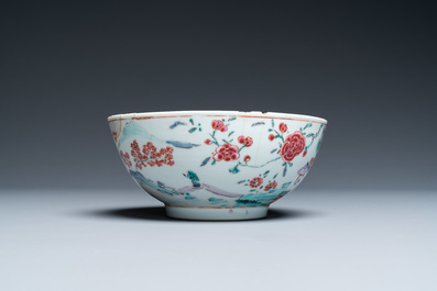 Een collectie Chinees famille rose theegoed, Yongzheng/Qianlong
