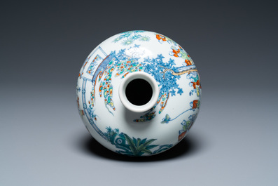 A Chinese doucai 'meiping' '100 boys' vase, Chenghua mark, 20th C.