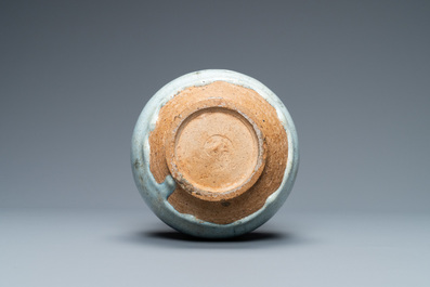 A globular Chinese junyao two-handled jar, Jin