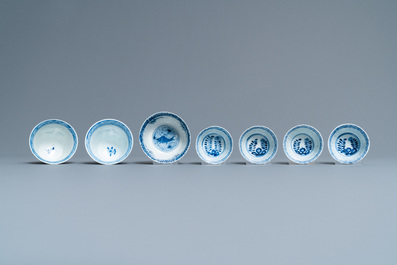 A varied collection of Chinese porcelain, 19th C.