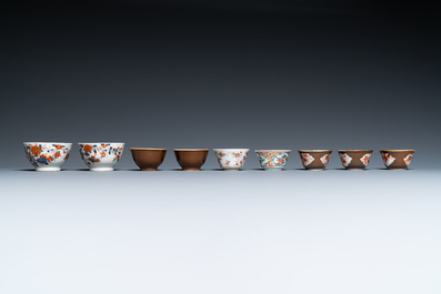 A collection of Chinese famille rose tea wares, Yongzheng/Qianlong