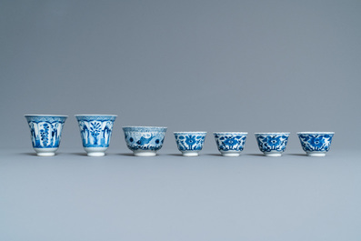 A varied collection of Chinese porcelain, 19th C.