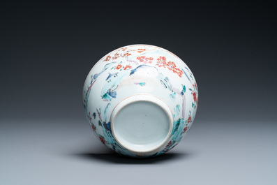 Een collectie Chinees famille rose theegoed, Yongzheng/Qianlong