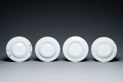 Douzes assiettes en porcelaine de Chine de style Imari, Kangxi/Qianlong