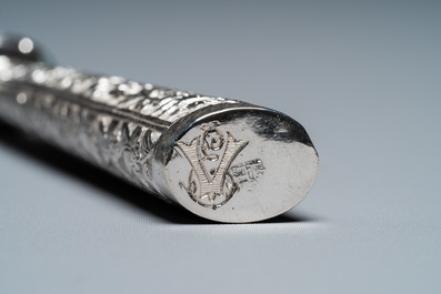 Twenty-five Chinese silver knives , 19/20th C.