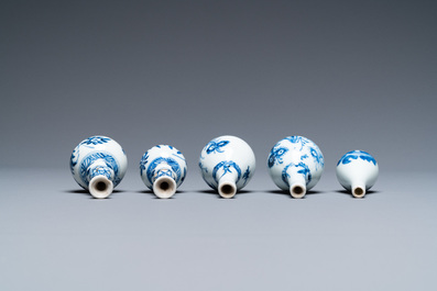 A varied collection of Chinese blue and white, famille rose and Imari-style porcelain, Kangxi/Qianlong