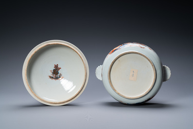 A Chinese Imari-style tureen and cover, Qianlong
