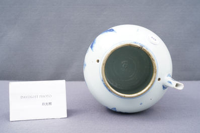 A Chinese blue and white ewer for the Vietnamese market, Kangxi