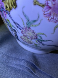A Chinese famille rose bottle vase, Hongxian mark, Republic