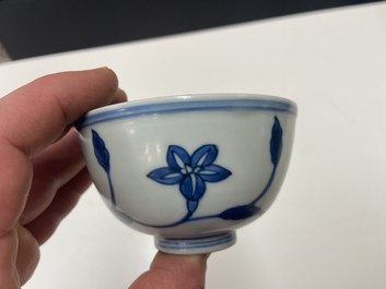A Chinese blue and white 'palace' bowl, Kangxi