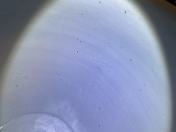 Un aquarium en porcelaine de Chine en bleu et blanc, 19&egrave;me