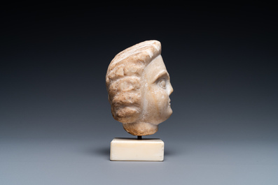 A Roman provicincial marble head of a boy, 2nd/3rd C.