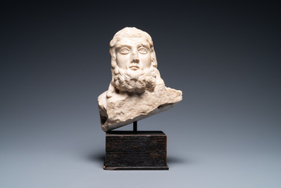 A Roman provincial marble bust of Zeus, 2nd/4th C.