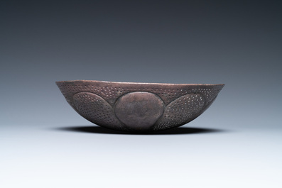 A Sassanian silver 'bird' bowl, Persia, 7/9th C.