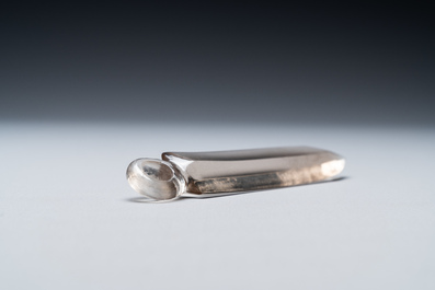 A blade-shaped rock crystal pendant, Funan kingdom, Oc Eo culture, Vietnam, 1st C. BC/7th C.