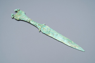 A Vietnamese bronze dagger, Dong Son, ca. 5th/1st C. BC