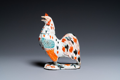 A Japanese Kakiemon rooster, Edo, 17th C.
