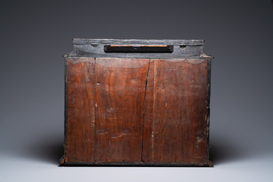 Un cabinet en bois d'&eacute;b&egrave;ne, bois noirci et bois peint, Anvers, 17&egrave;me