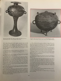 A Chinese bronze ritual tripod 'dui' food vessel and cover, Eastern Zhou