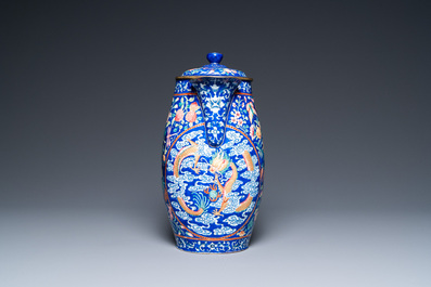 A Vietnamese Phap Lam Hue enamel 'dragon' jug, 18/19th C.