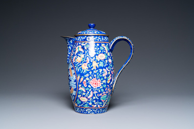 A Vietnamese Phap Lam Hue enamel 'dragon' jug, 18/19th C.