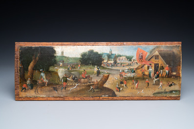 Abel Grimmer (c.1570-c.1619): 'Kermesse flamande le jour de la f&ecirc;te de Saint Georges', huile sur panneau