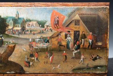 Abel Grimmer (c.1570-c.1619): 'A village kermesse on Saint George&rsquo;s Day', oil on panel
