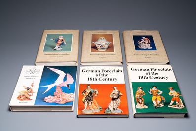 13 books on German porcelain