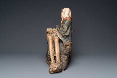 A polychromed wooden 'Pieta', South-Germany, 1st half 15th C.