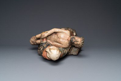 A polychromed wooden 'Pieta', South-Germany, 1st half 15th C.