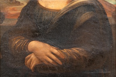 Italian school, after Leonardo da Vinci: 'Mona Lisa', oil on canvas, dated 1839