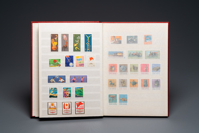 An album of Chinese postal stamps, 20th C.