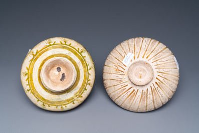 Two Seljuk and Kashan lusterware bowls, Iran, 13/14th C.