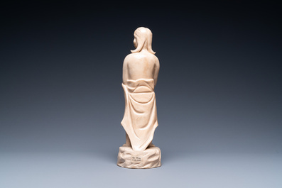 Une figure d'Adam en porcelaine de Chine &agrave; &eacute;mail craquel&eacute;, 18&egrave;me