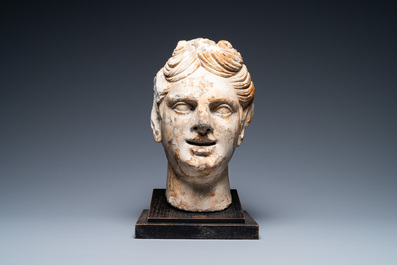 A Roman marble head of a satyr, 2nd/3rd C.