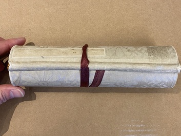 Liu Chunlin (1872-1942): &lsquo;Kalligrafie&rsquo;, inkt op papier