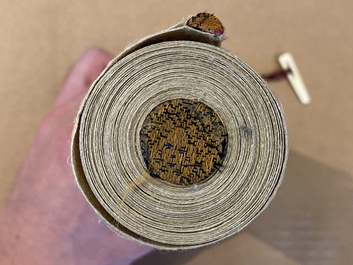 Liu Chunlin (1872-1942): &lsquo;Kalligrafie&rsquo;, inkt op papier